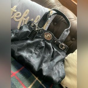 Black Coach Garnet Purse